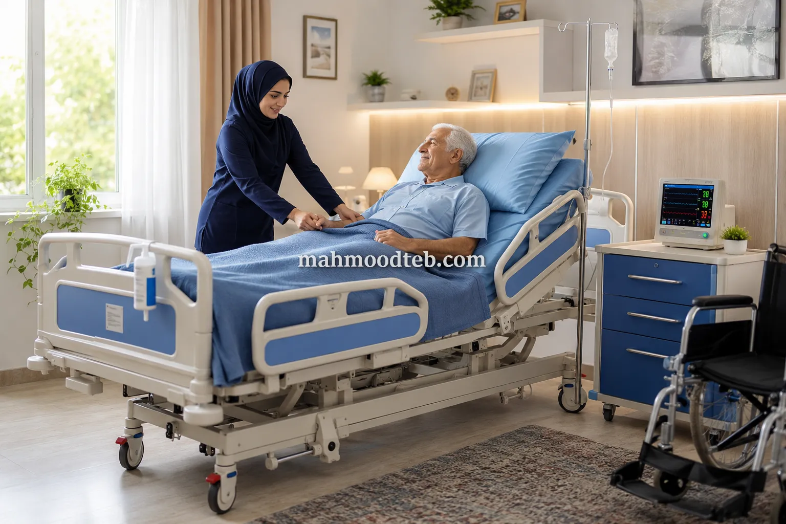 عکس اجاره تخت بیمارستانی در منزل
