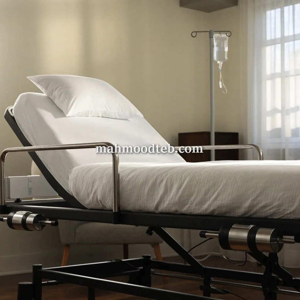 اجاره تخت بیمارستانی با قابلیت تنظیم ارتفاع